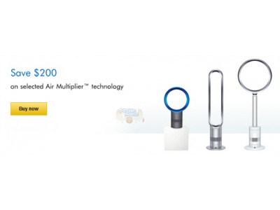 Dyson Canada: $200 Off Select Dyson Air Multiplier Fans