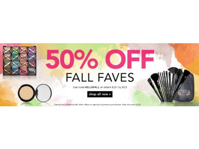 E.L.F. Promo Code: 50% Off Fall Favourites 