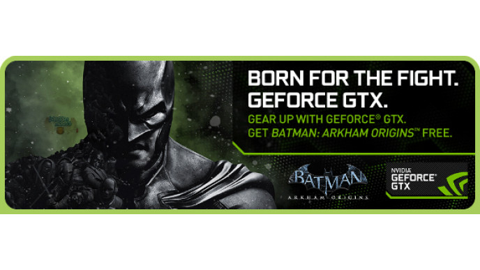 MemoryExpress: Buy a GeForce GTX Video Card and Get Batman: Arkham Origins for Free!
