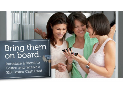 Costco Canada: Refer A Friend and Get A $10 Cash Card Each For You & Them