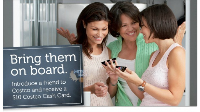 Costco Canada: Refer A Friend and Get A $10 Cash Card Each For You & Them