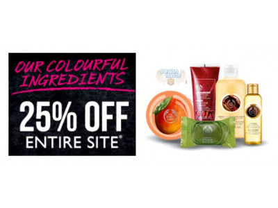 The Body Shop Canada: Save 25% Site Wide 
