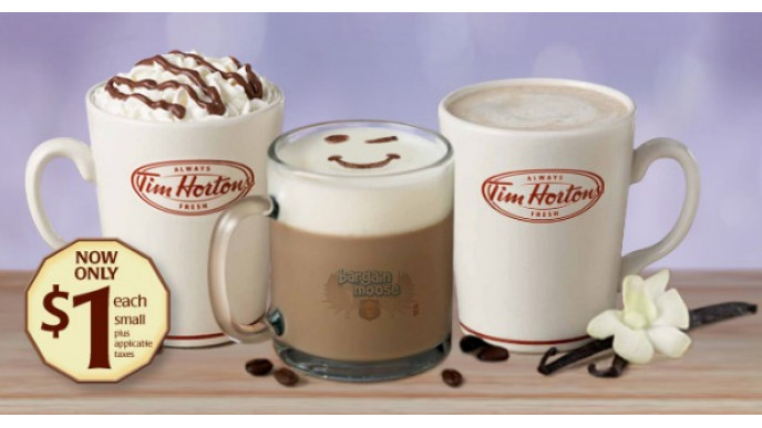 Tim Hortons Canada: $1 Hot Specialty Drinks