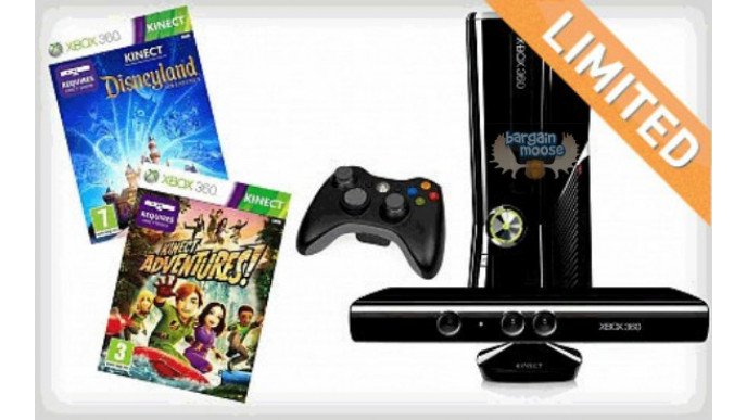 WagJag Canada: Xbox 360 With Kinect & 2 Games Only $199