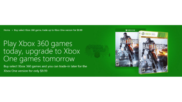 Microsoft Canada: Buy an Xbox 360 Game Now, Trade it in to Get the Xbox One Version for Only $10! (In Store)