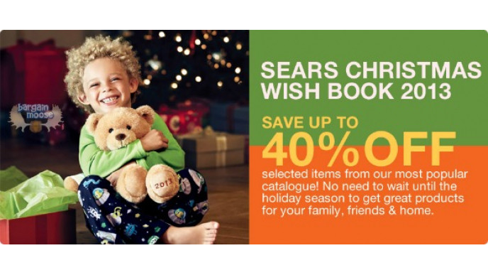Sears Canada: Up To 40% Off Christmas Wish Book Items