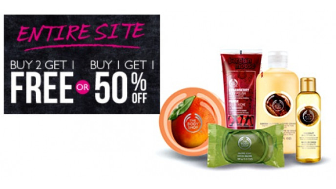 The Body Shop Canada: B2G1 Free, B1G1 50% Off