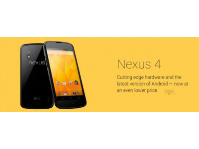 Google Play Canada Store: Nexus 4 16GB Now $249 (Save $110)