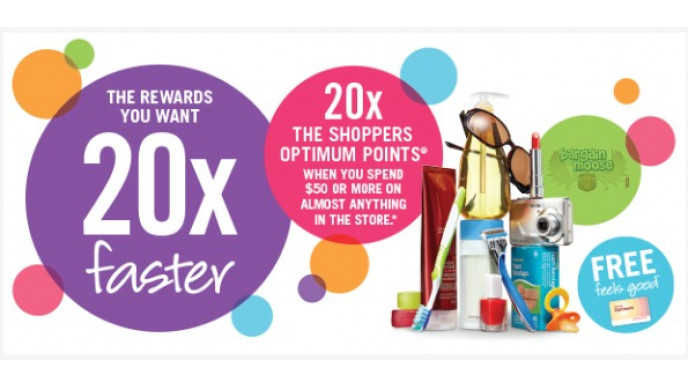 Shoppers Drug Mart Canada: 20x Points Event