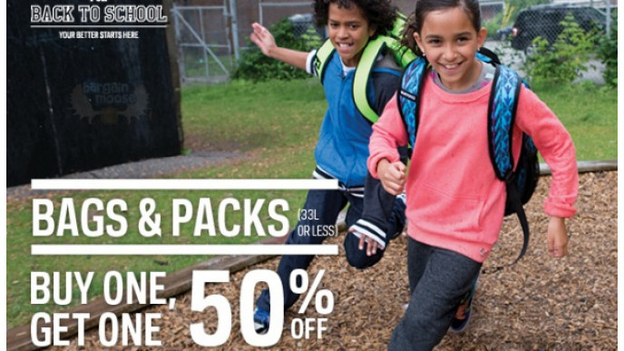 Sport Chek Canada: Buy 1 Get 1 50% Off Back Packs