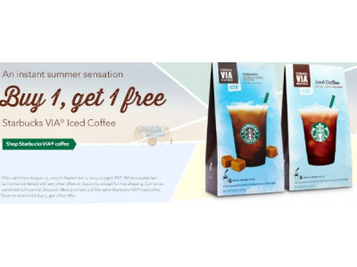 Starbucks Canada: B1G1 Free Starbucks VIA Iced Coffee