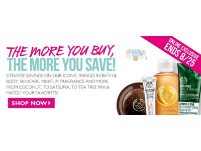 The Body Shop Canada: Buy More Save More Up To 50%
