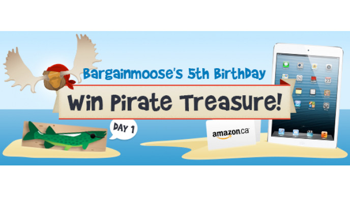 Bargainmoose Birthday Contest Part 1: Find The Pirate Treasure! (Expired)