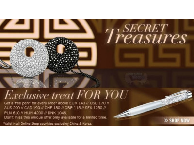 Swarovski Canada: Free Gift With $190 Purchase