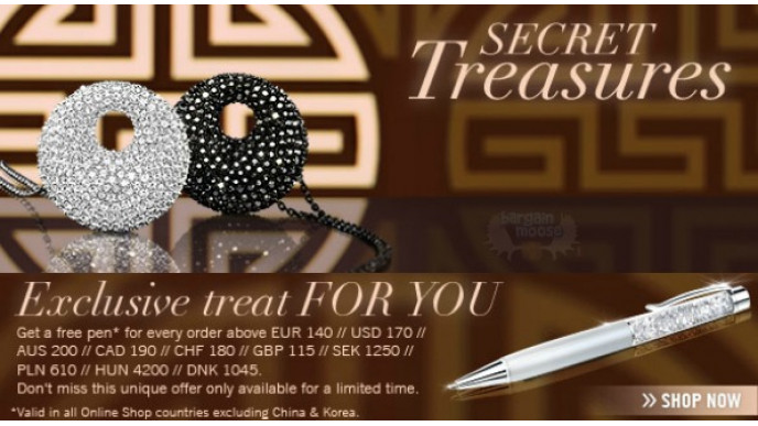 Swarovski Canada: Free Gift With $190 Purchase