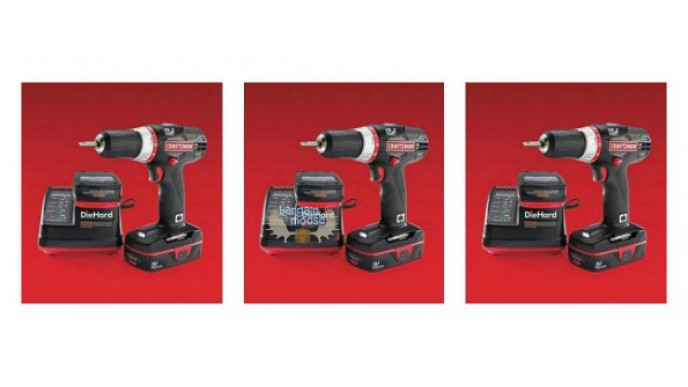 Sears Canada Outlet: Craftsman Cordless Drill With Flashlight & 2 Battery Packs (Save 60%)