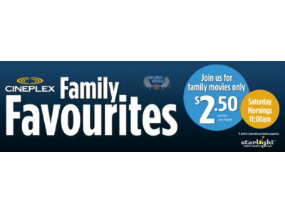 Cineplex Theatres Canada: Hoodwinked For $2.50 Aug 24th