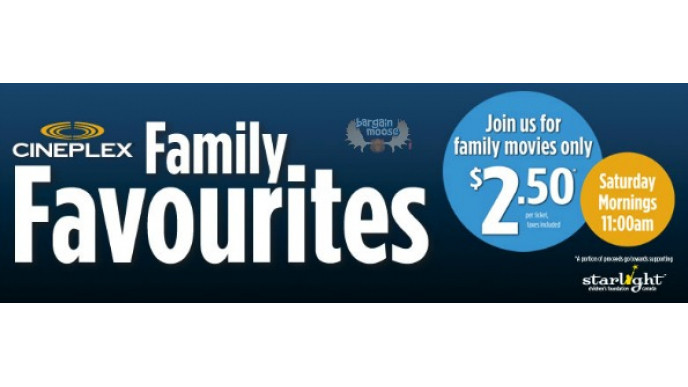 Cineplex Theatres Canada: Hoodwinked For $2.50 Aug 24th