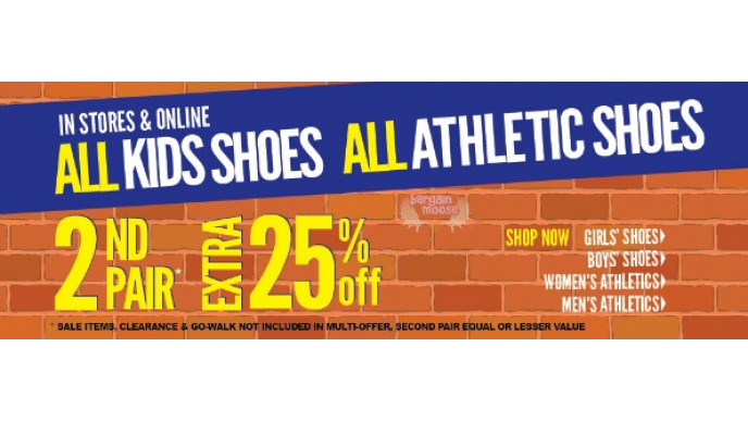 The Shoe Company Canada: 2nd Pair Of Kids & Athletic Shoes 25% Off