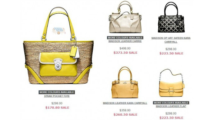 The Bay Canada: Coach Purse, Wallet & Accessories Sale