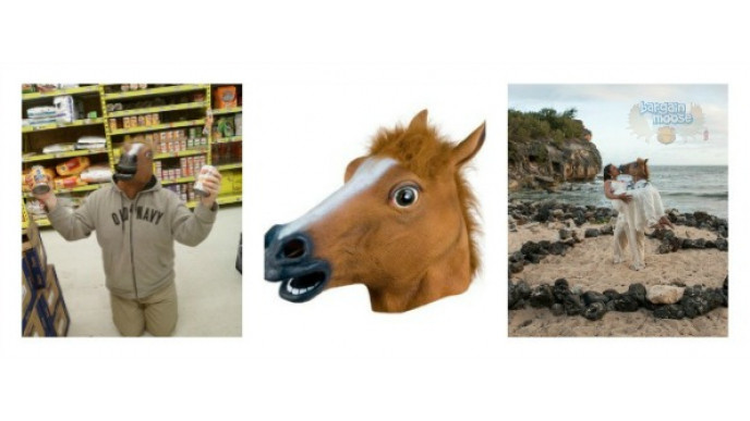 Amazon Canada: Accoutrements Horse Head Mask $25.49