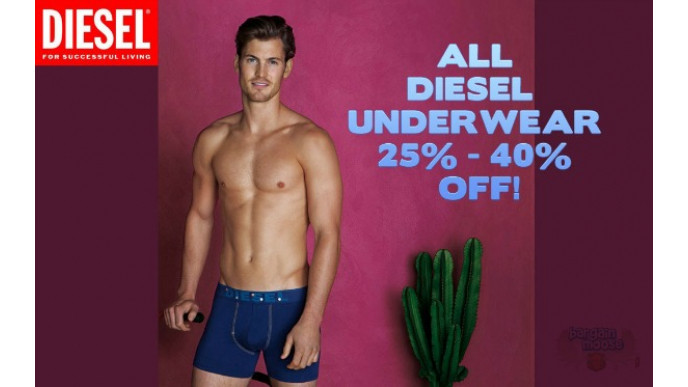 Topdrawers Canada: Diesel Underwear 25 - 40% Off