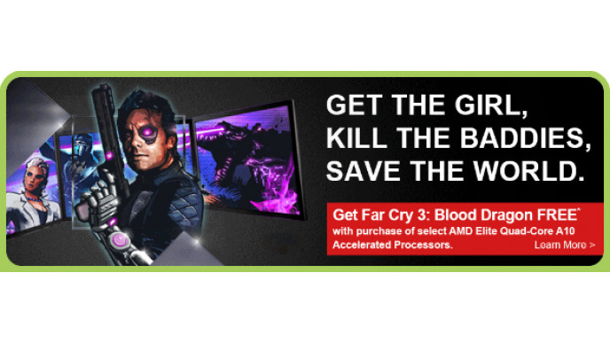 Memory Express Canada: Get Far Cry 3: Blood Dragon FREE with Select AMD Quad-Core A10 Processors