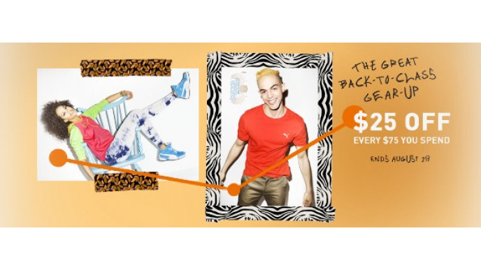 Puma Canada: $25 Off Every $75 Spent