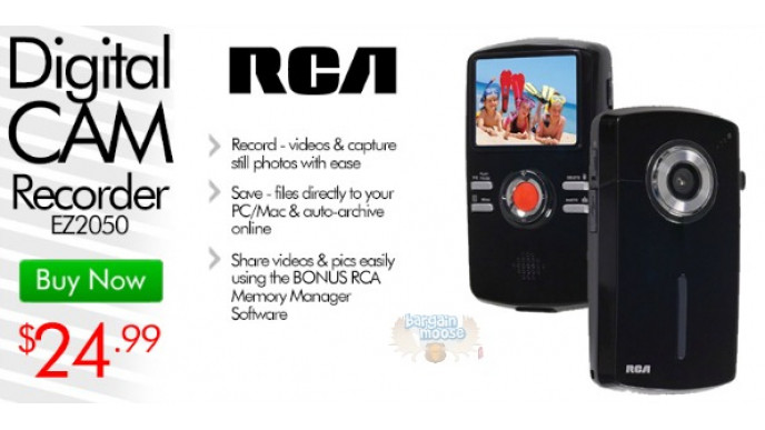  Pricematters Canada: RCA HD Digital Camcorder - Now $25