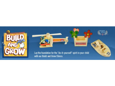 Lowes Canada: Free Build & Grow Clinics For Children