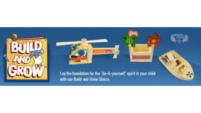 Lowes Canada: Free Build & Grow Clinics For Children