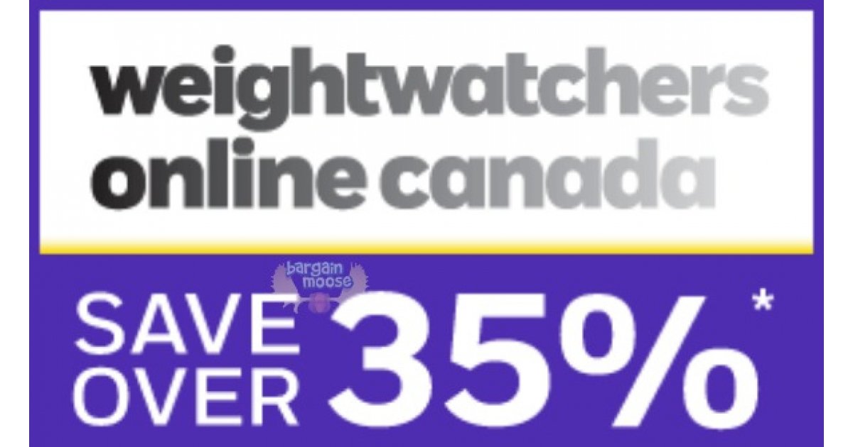 Weight Watchers Canada 35 Off a 3 Month Plan