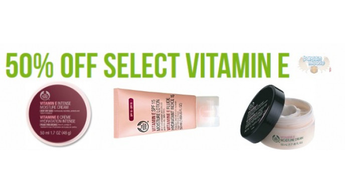 The Body Shop Canada: 50% Off Vitamin E Creams