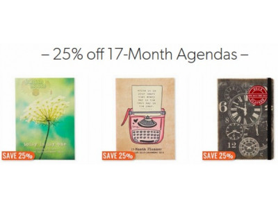 Chapters Canada: 25% Off Agendas & Planners