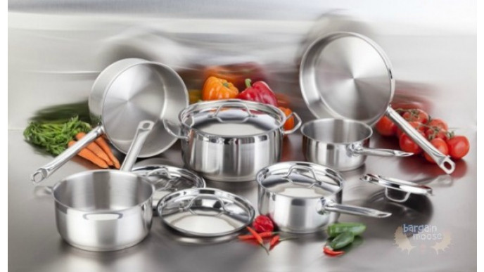 Shop.ca: Paderno 11-Piece SteelChef Cookware Set Only $179.99