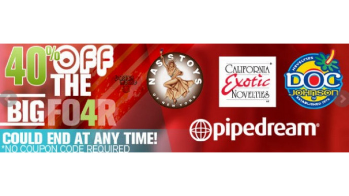 Pink Cherry Canada: Save 40% on 4 Popular Brands (NSFW)