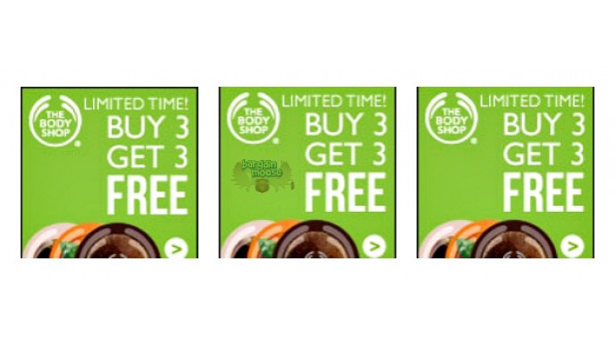The Body Shop Canada: B3G3 Free Or B2G2 Free