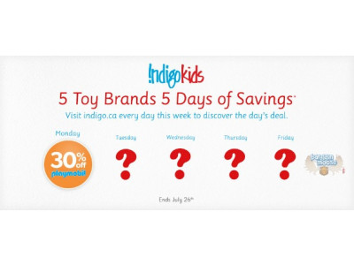 Chapters Canada: 5 Days Of Toy Deals