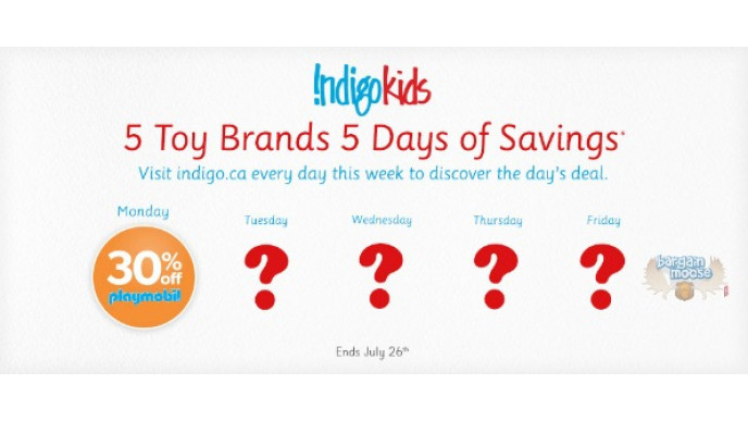 Chapters Canada: 5 Days Of Toy Deals