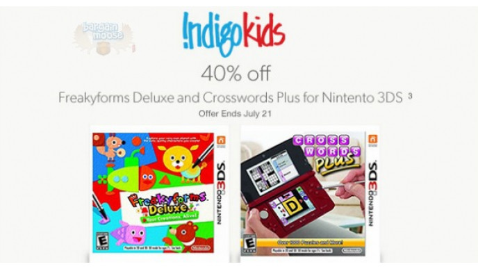 Chapters Canada: 40% Off Games For Nintendo 3DS