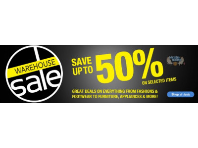 Sears Canada: Warehouse Sale Up To 55% Off