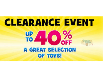 Toys R Us Canada: Clearance Event Up To 40% Off