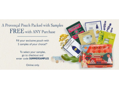 L'Occitane Canada Promo Code: 5 Free Samples