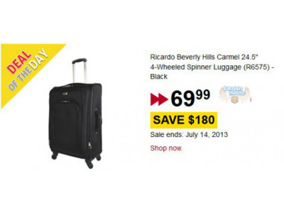 Future Shop Canada: Save $180 Ricardo 24.5" Spinner Luggage Now $69.99