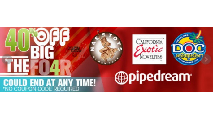 Pink Cherry Canada: Save 40% On 4 Brands (NSFW)