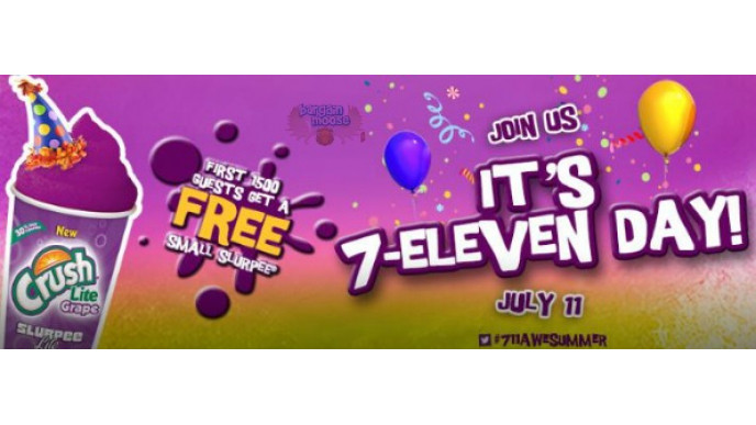 7-Eleven Canadian Freebie: Free Slurpee July 11