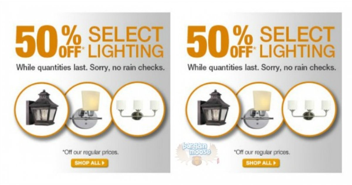 Home Depot Canada Lighting Clearance Sale Up To 61 Off