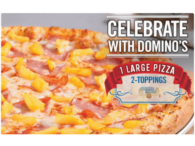 Domino's Pizza: Large 2-Topping Pizza For $9.99