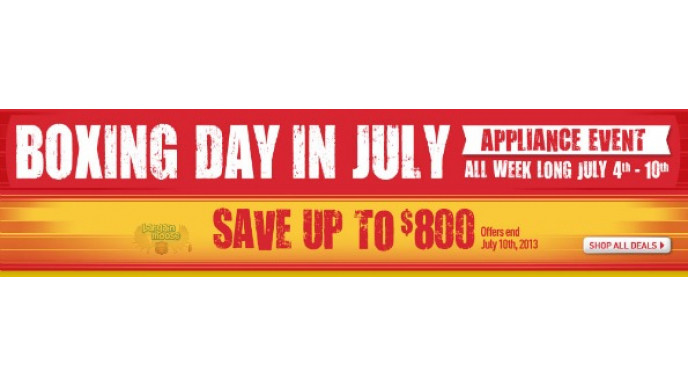 Lowes Canada: Boxing Day In July Sale