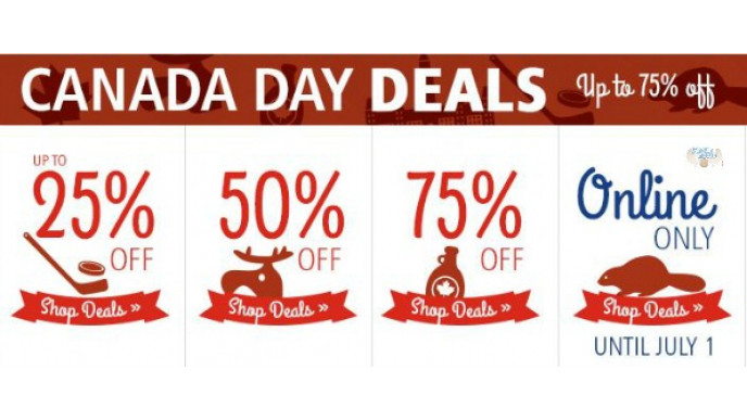 Canada Post: Up to 75% Off Canada Day Deals